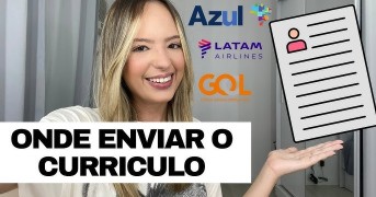 Gol, Azul e Latam estão com vagas abertas, envie seu currículo