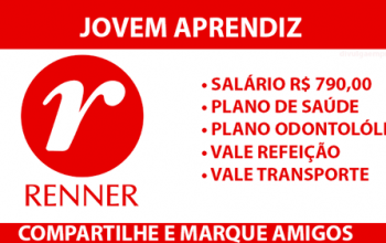 JOVEM APRENDIZ RENNER – INSCRIÇÕES- OPORTUNIDADES ABERTAS