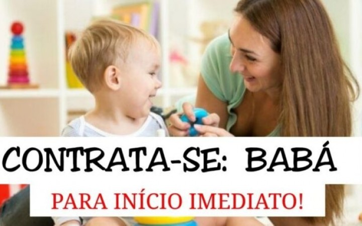 Preciso de uma Babá com urgência